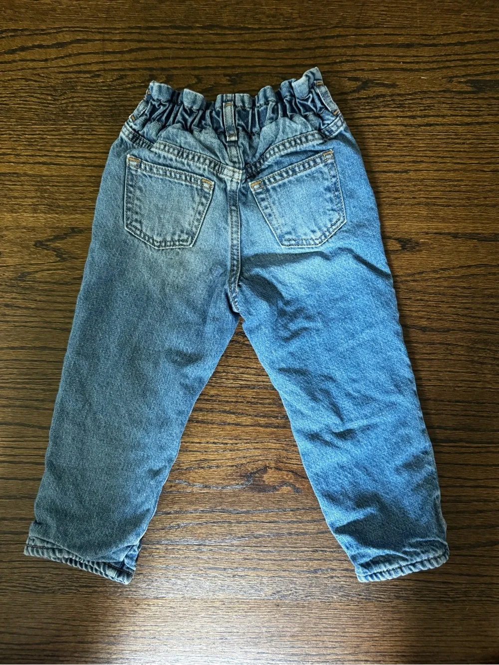 EUC Gap Fleece-lined Minnie Mouse jeans!